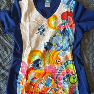 Disney Blue and Multicolor Finding Nemo T-Shirt